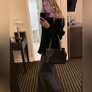 Authentic Chanel timeless petite tote